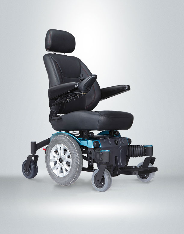 Cadeira de rodas eléctrica com autonomia elevada